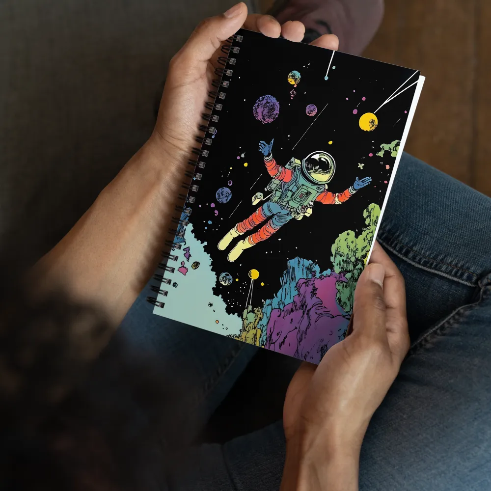 Cosmic Drift 
 Spiral Notebook | 140 pages