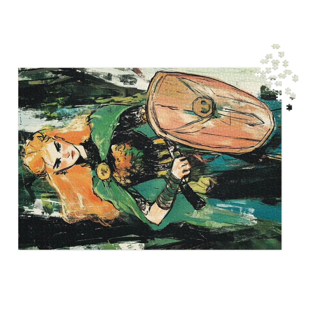 Fierce Woman Warrior Artwork