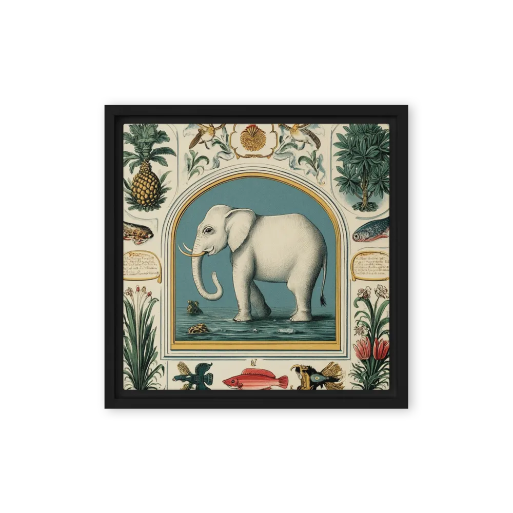 The White Elephant 
 Poster with Black Frame | 10″x 10″