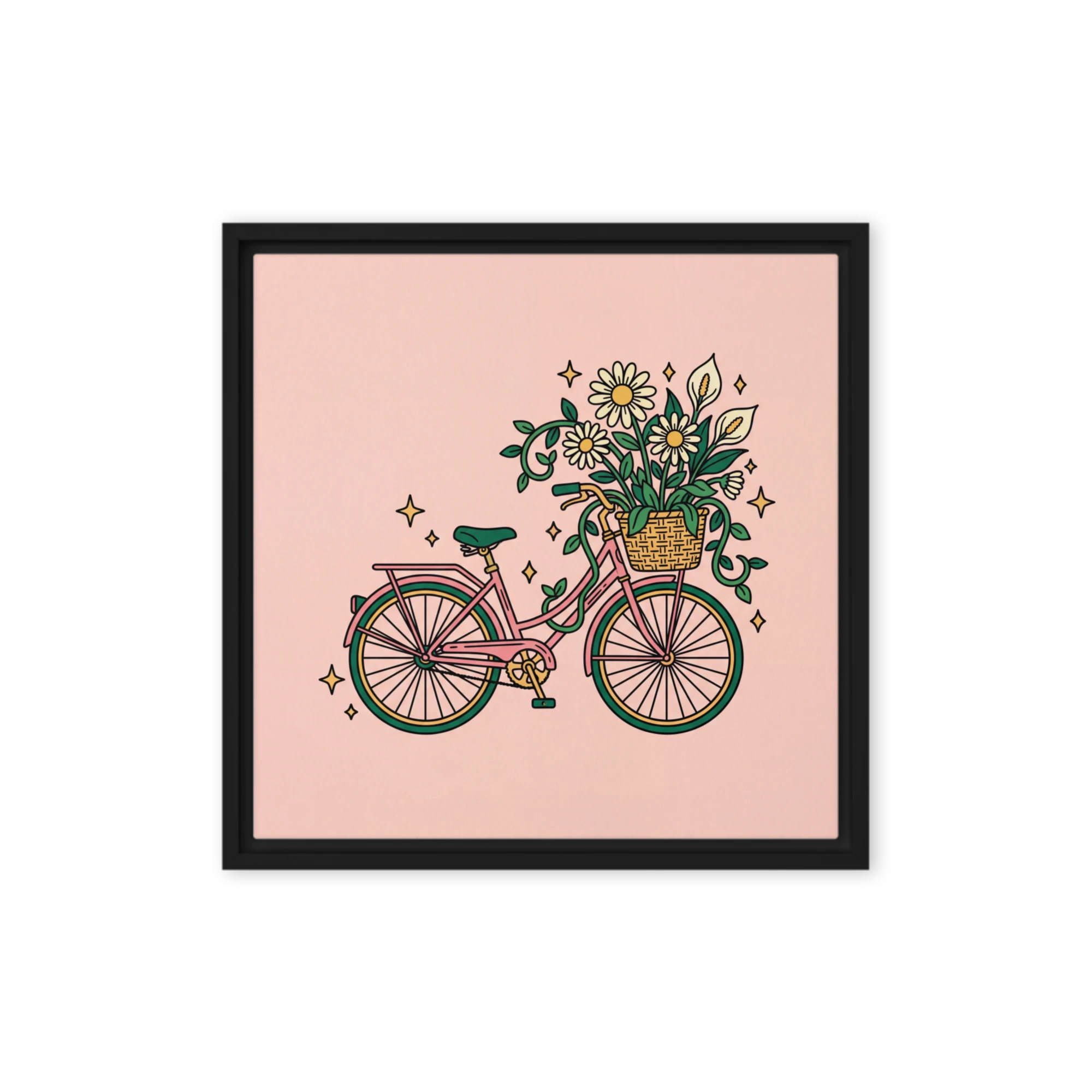 Floral Vintage Bicycle