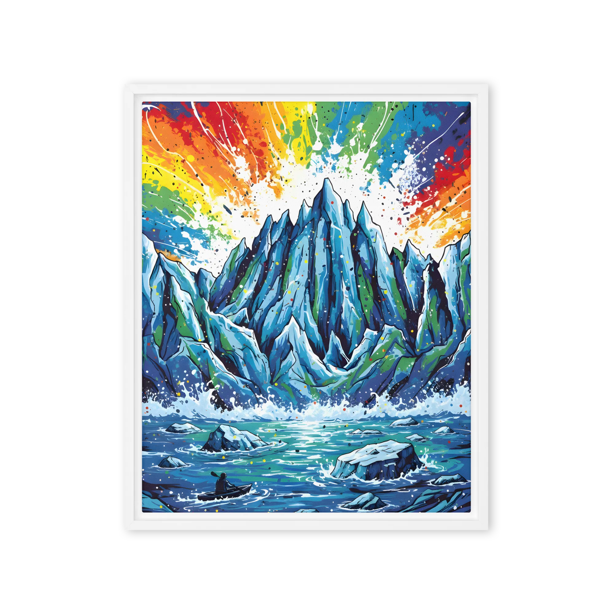 Ascensão Montanha Salpico Arco-íris