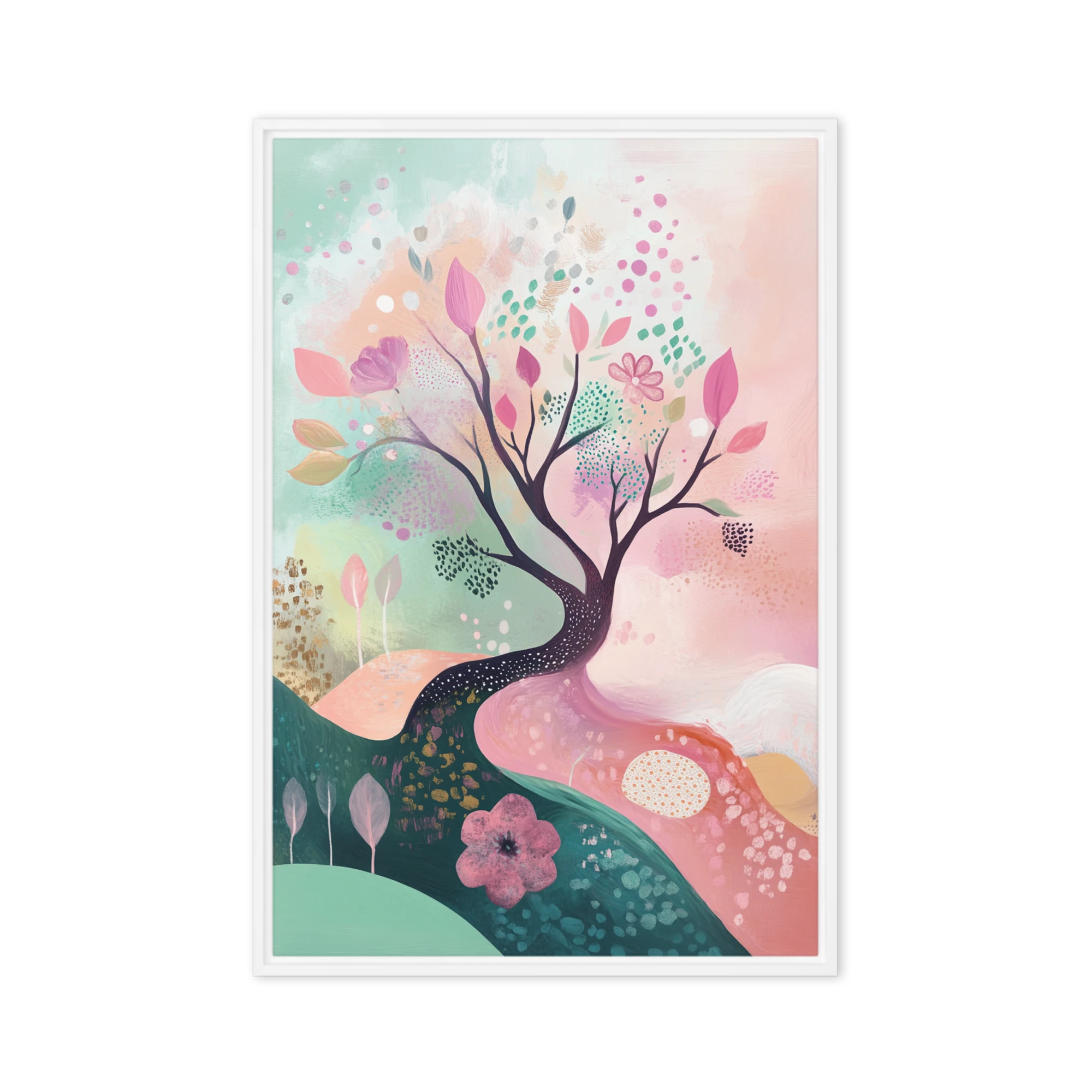 Pastel Blossom Tree | Art Print