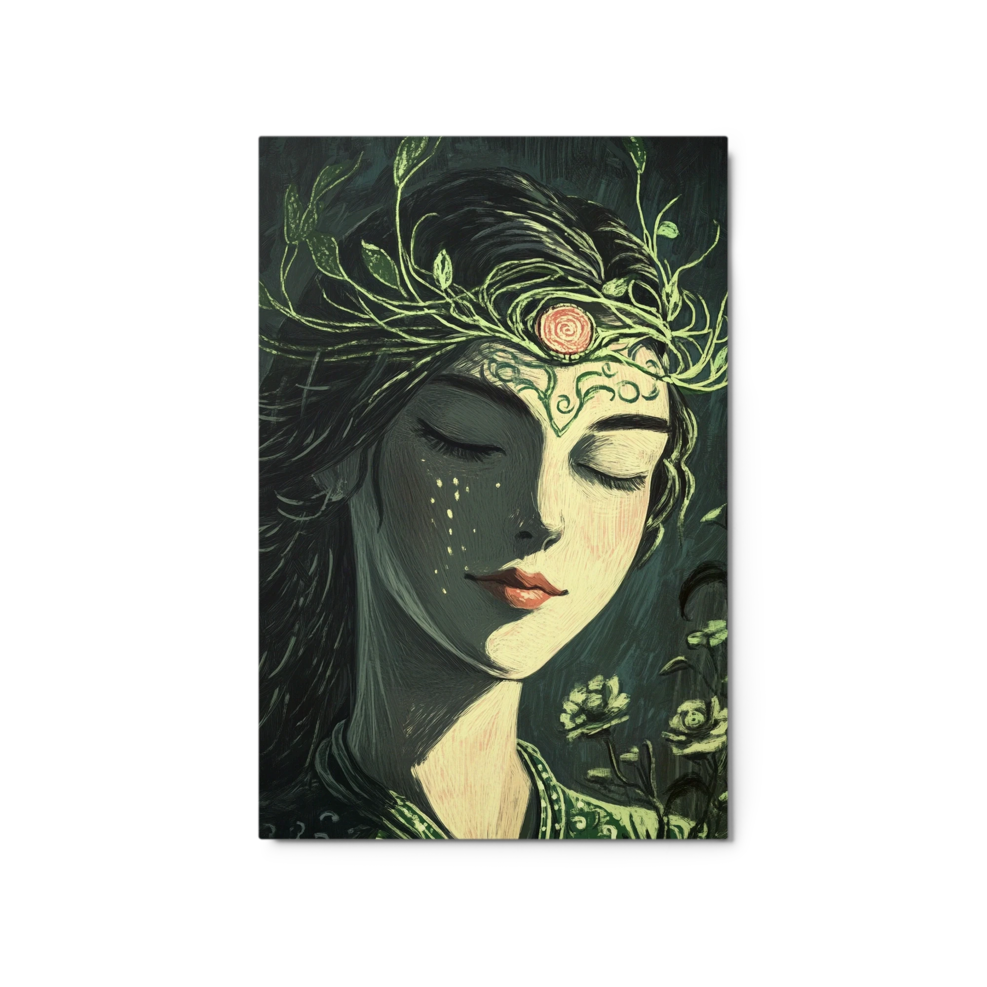 Nature-Inspired Woman Illustration