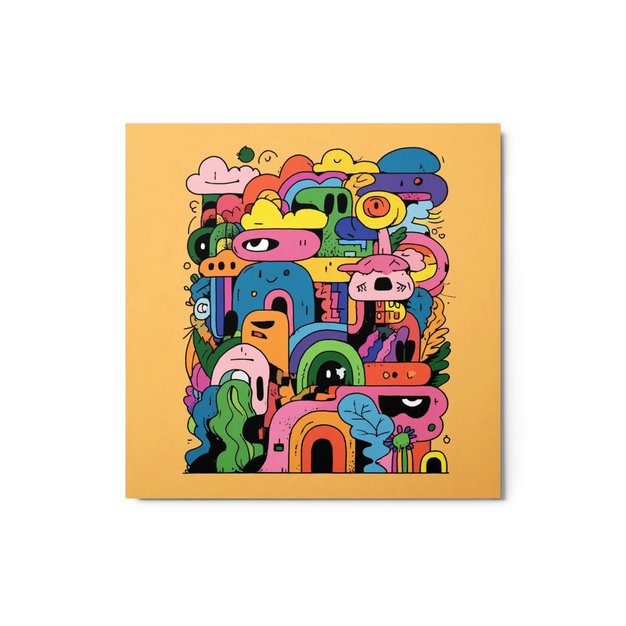 Whimsical Character Crowd