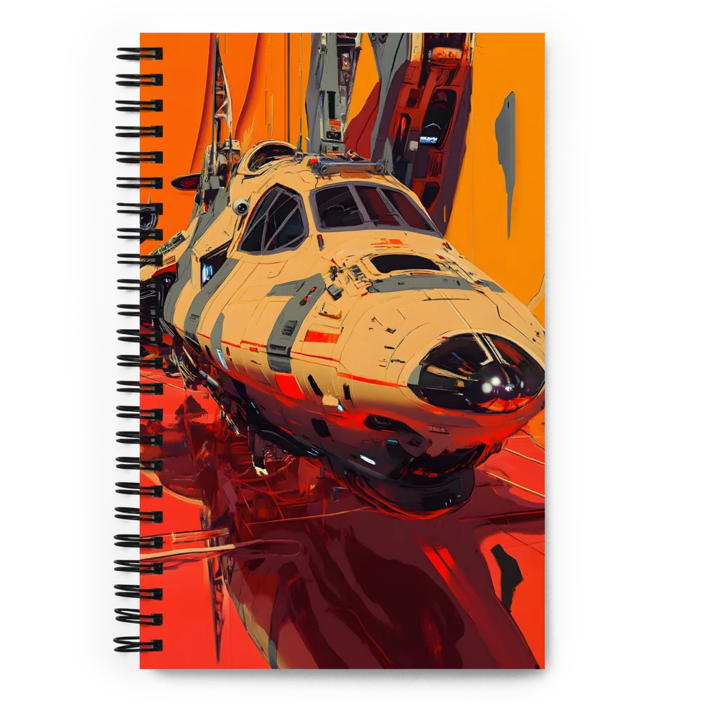 Hangar Bay Odyssey 
 Spiral Notebook | 140 pages