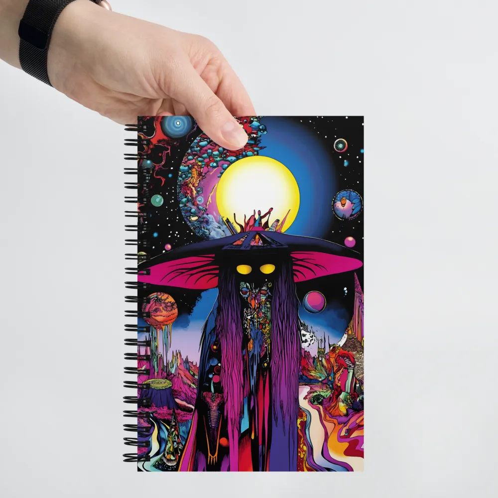 The Cosmic Wanderer 
 Spiral Notebook | 140 pages
