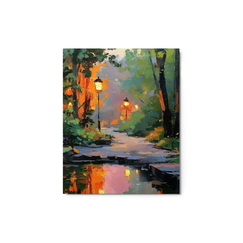 Lamplight Reflections | Art Print