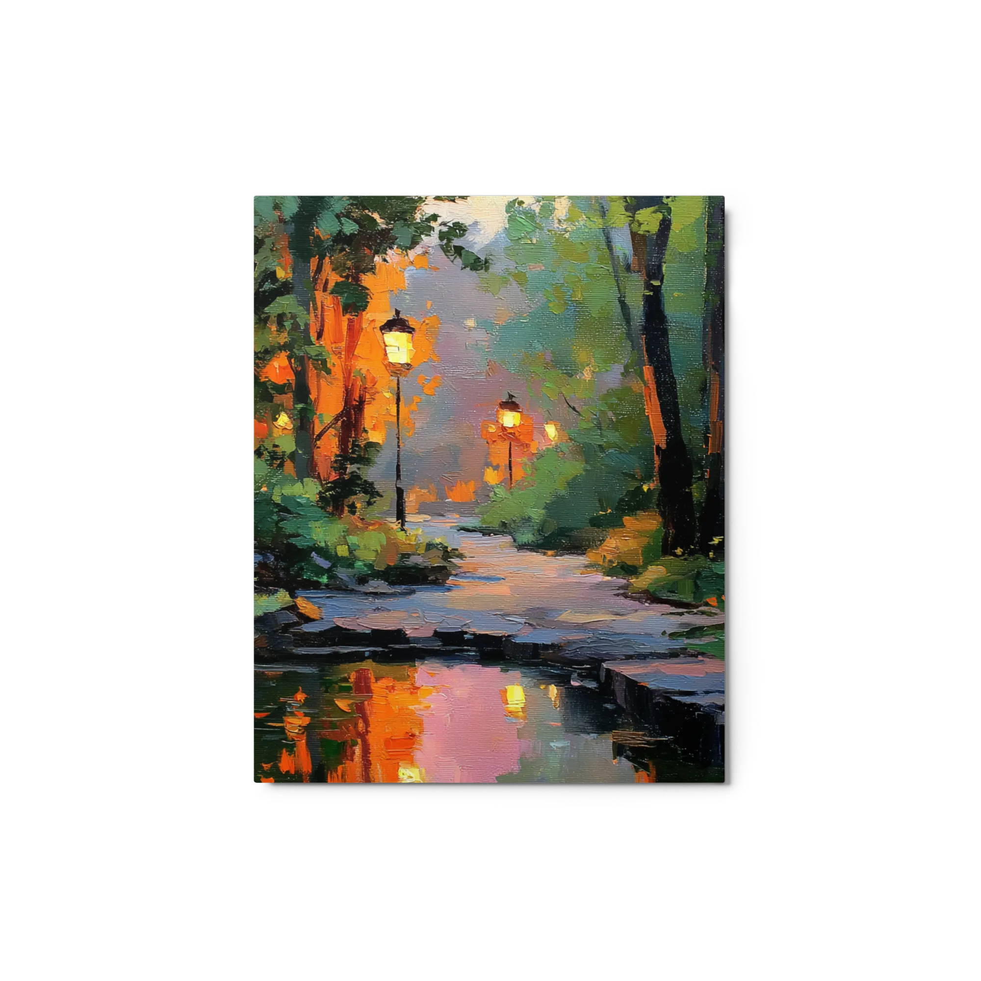 Lamplight Reflections
