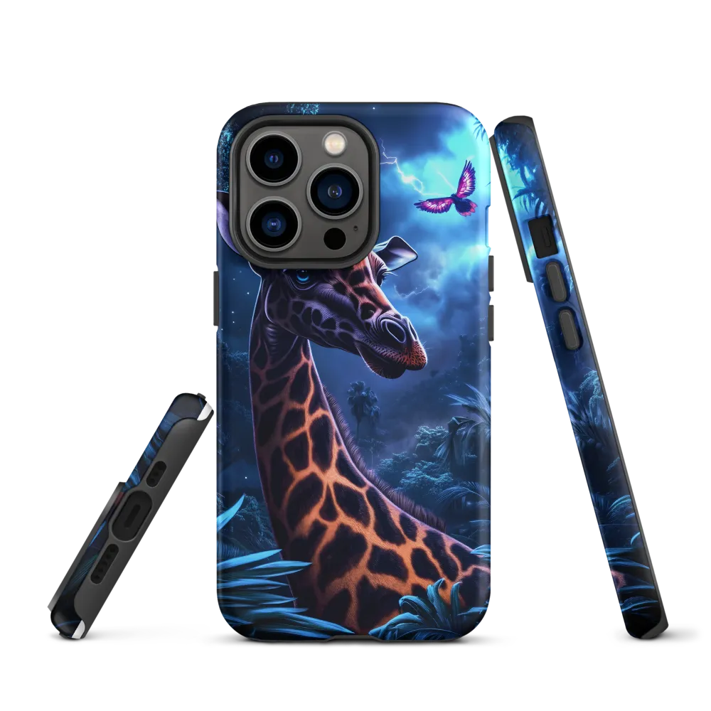 Surreal Giraffe in Tropical Forest | Phone Case