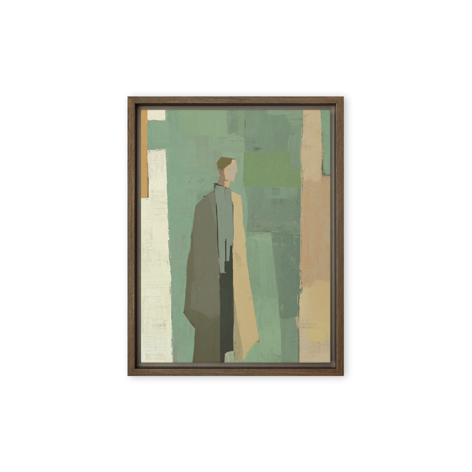 Solitary Form in Color Blocks