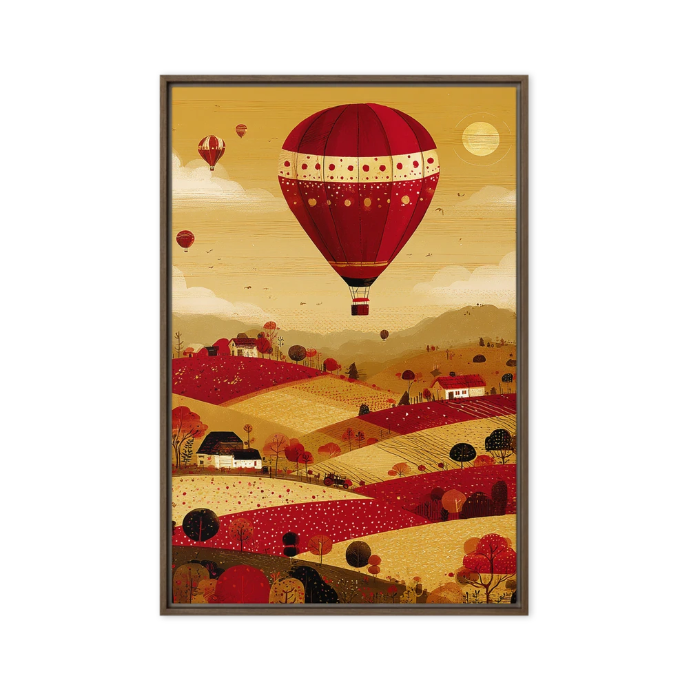 Warm Valley Flight | Art Print