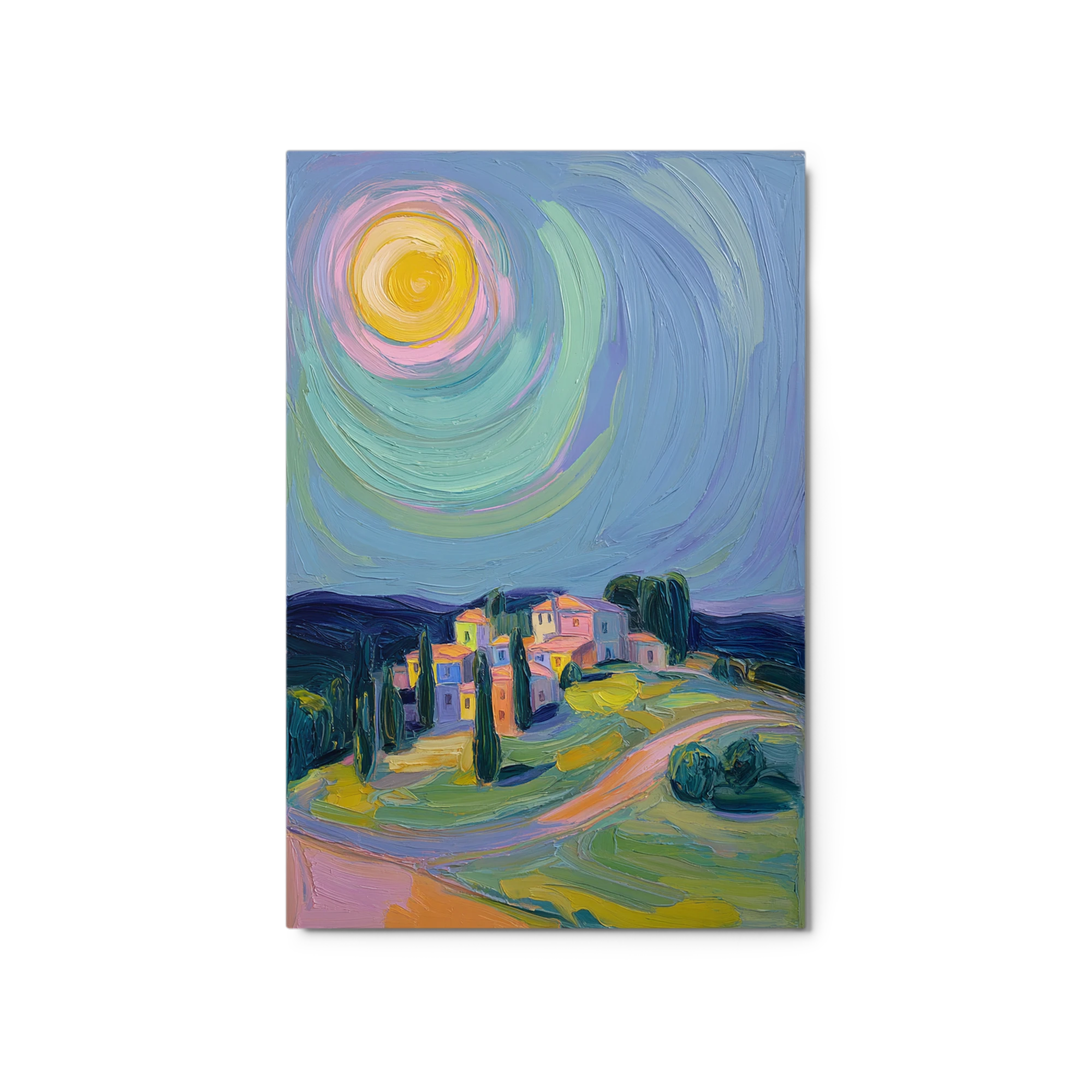 Sunlit Tuscan Village