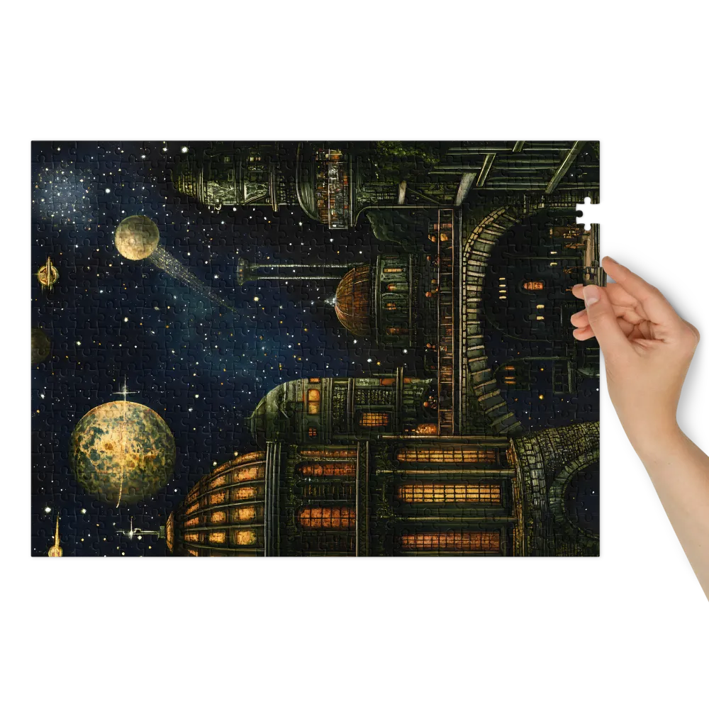 Celestia Metropolis 
 Jigsaw Puzzle in Tin Box