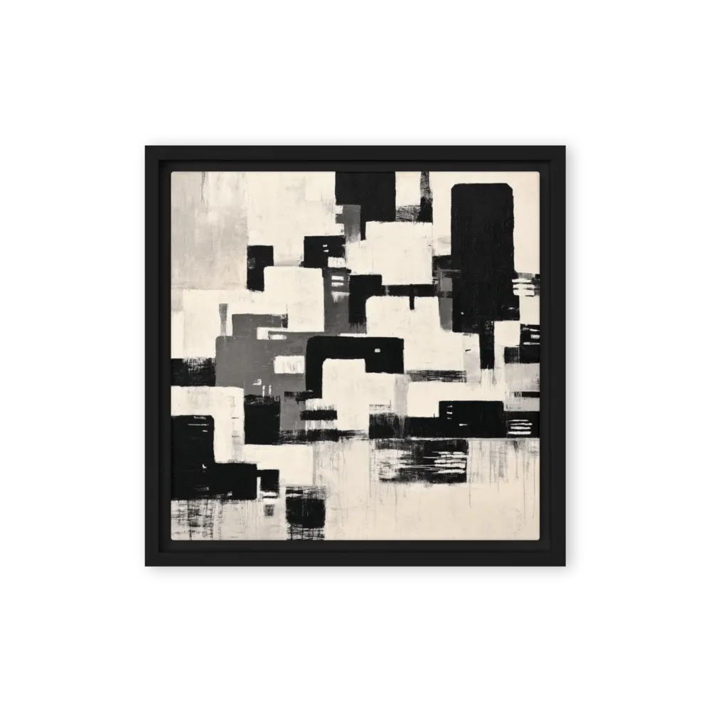 Structural Echoes 
 Poster with White Frame | 14″x 14″