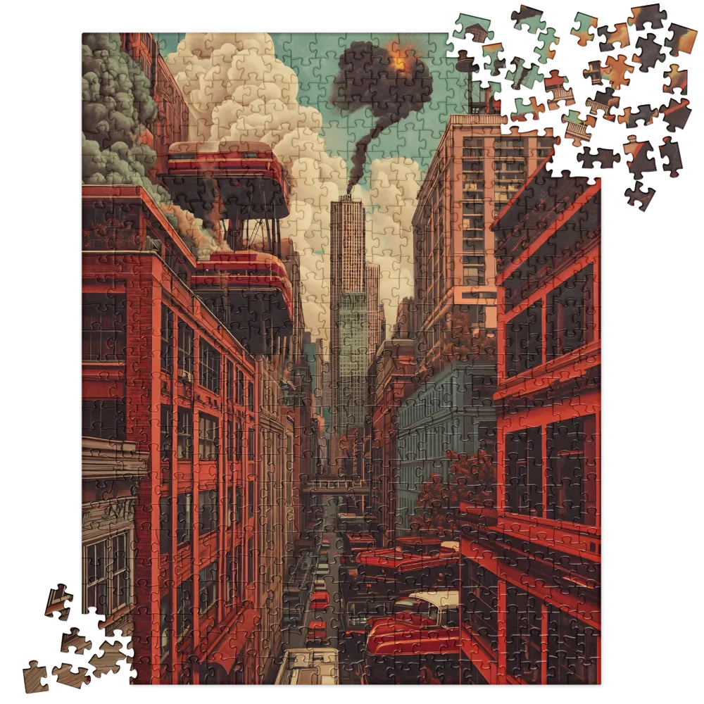 Dystopian Urban Pulse 
 Jigsaw Puzzle