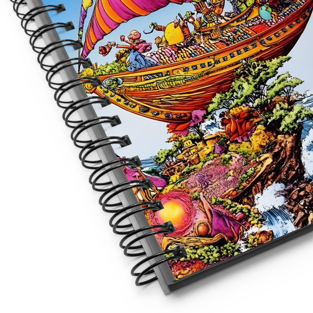 Voyage of Whimsy 
 Spiral Notebook | 140 pages