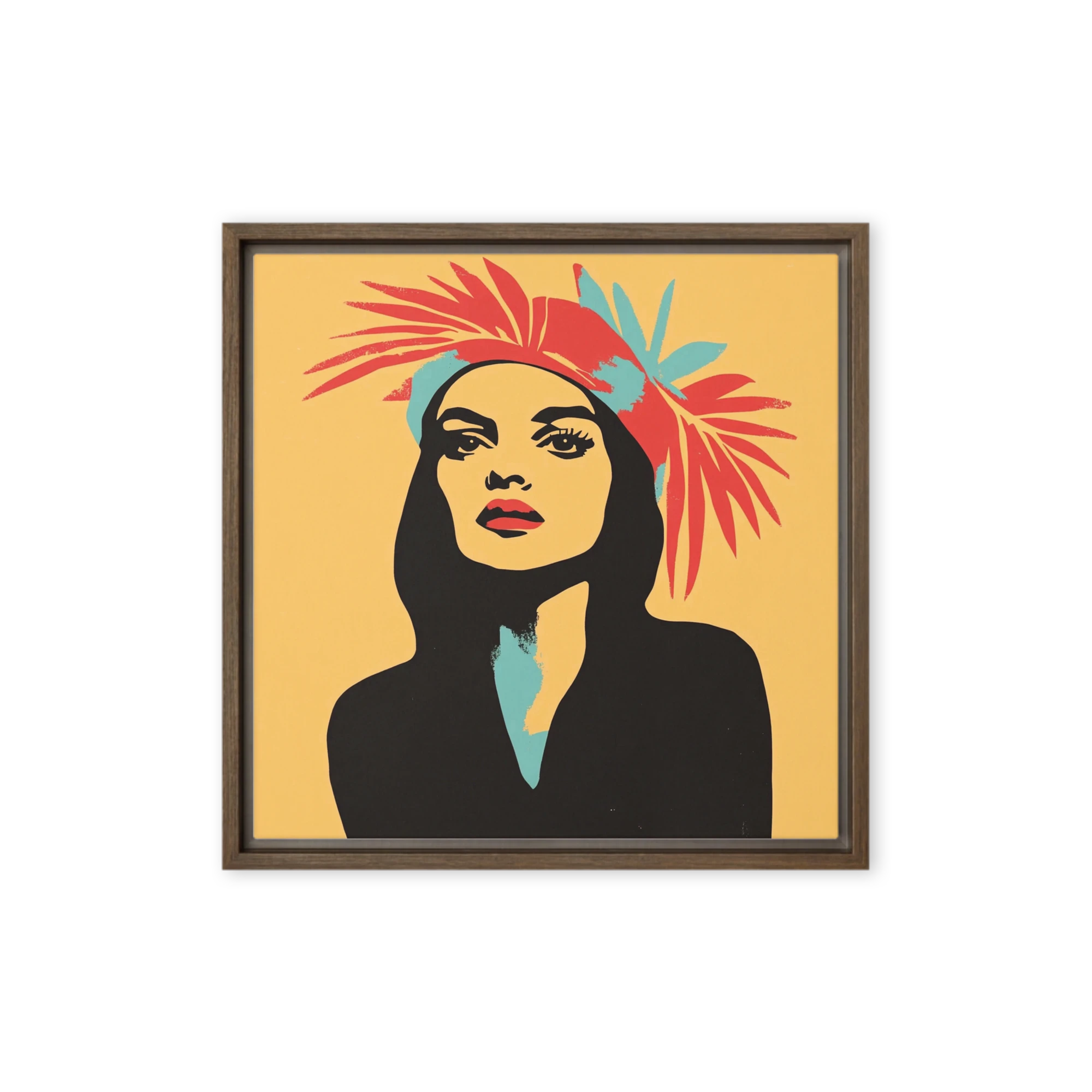 Pop Art Female Portrait