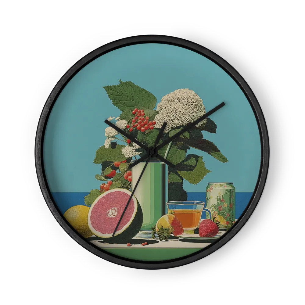 Botanical Fruit Still Life | Wall Clock