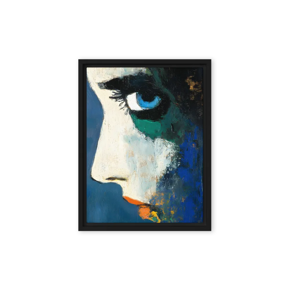 Expressive Profile 
 Canvas with White Frame