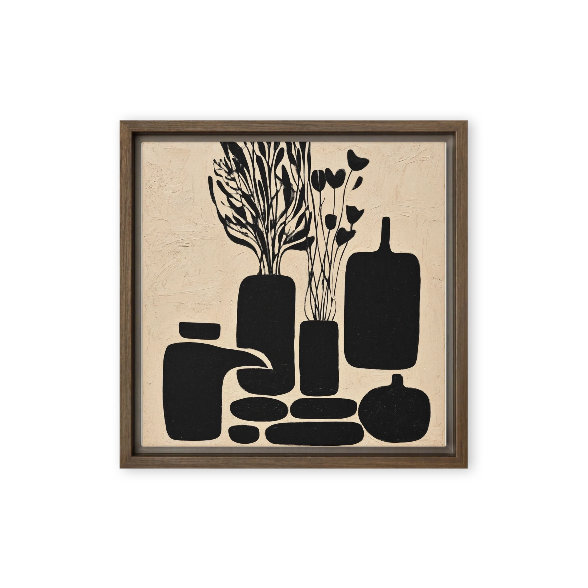 Minimalist Black Vases