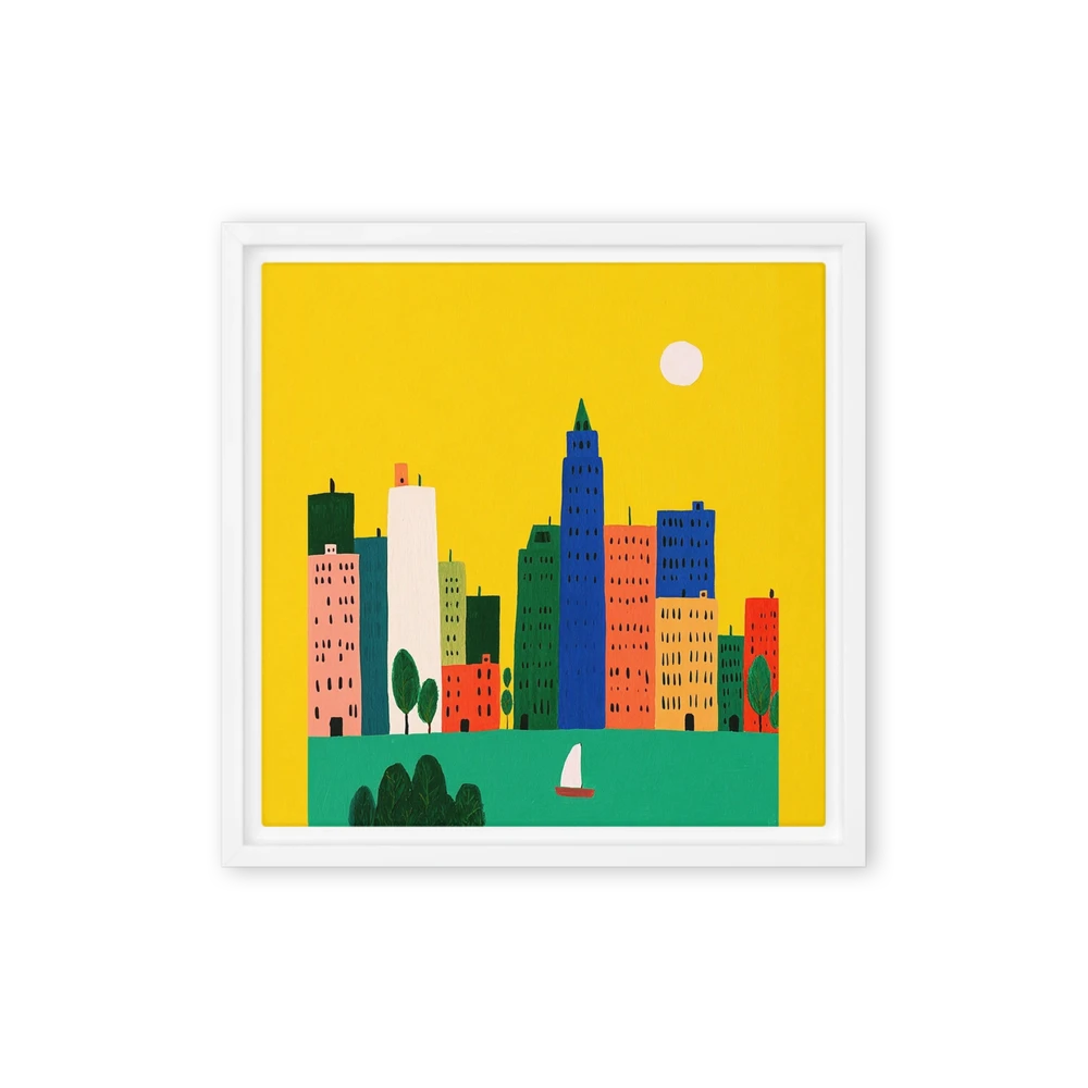 Bright City Skyline | Art Print