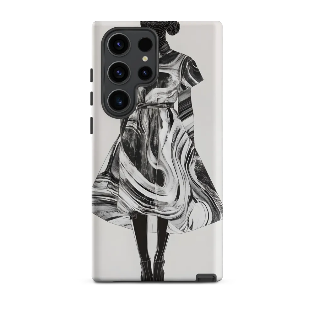 Swirling Silhouette | Phone Case