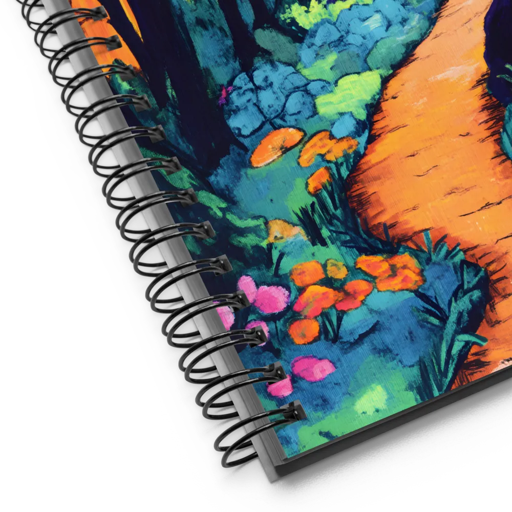 Whimsical Forest Path to Home 
 Spiral Notebook | 140 pages