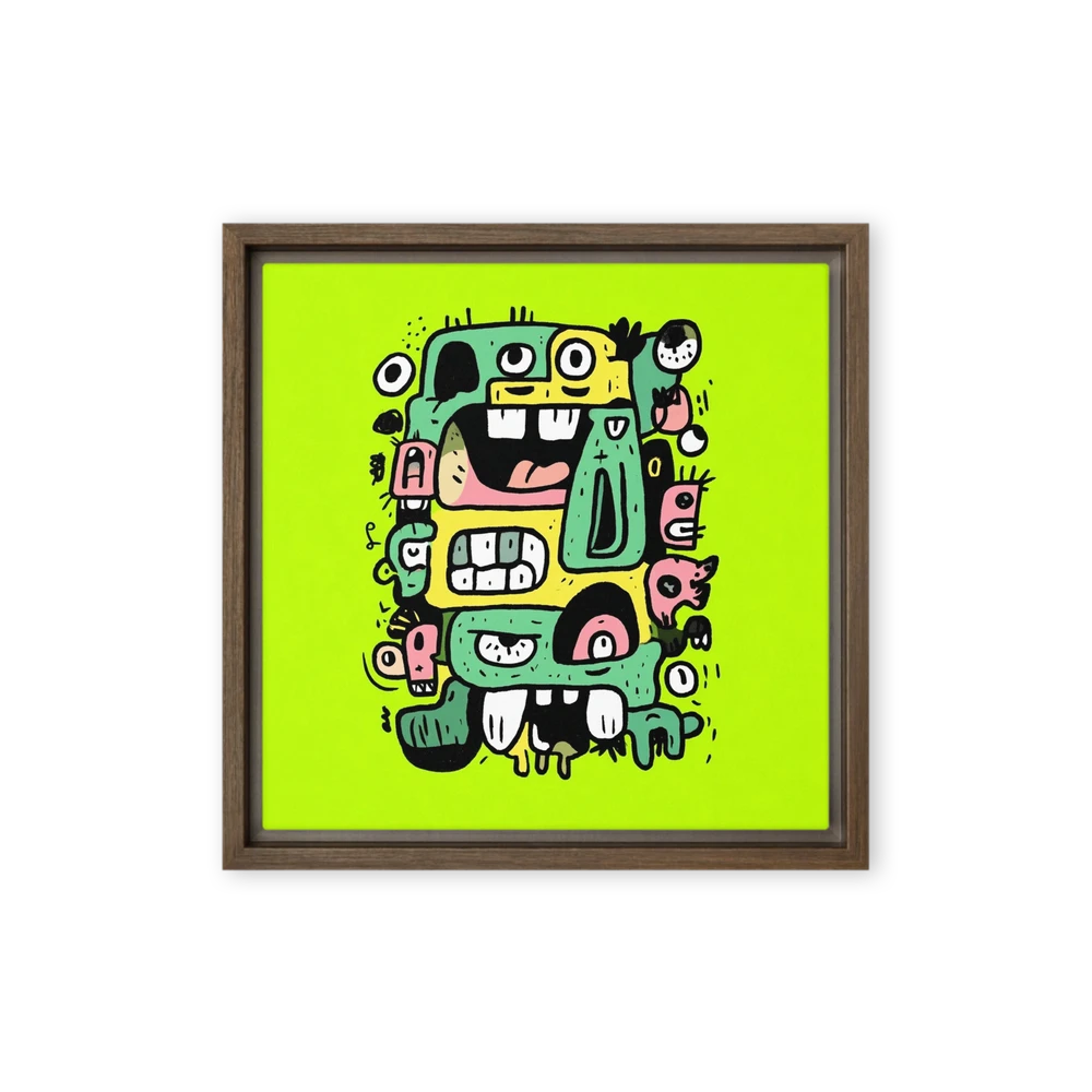 Graffiti Monster Stack | Art Print