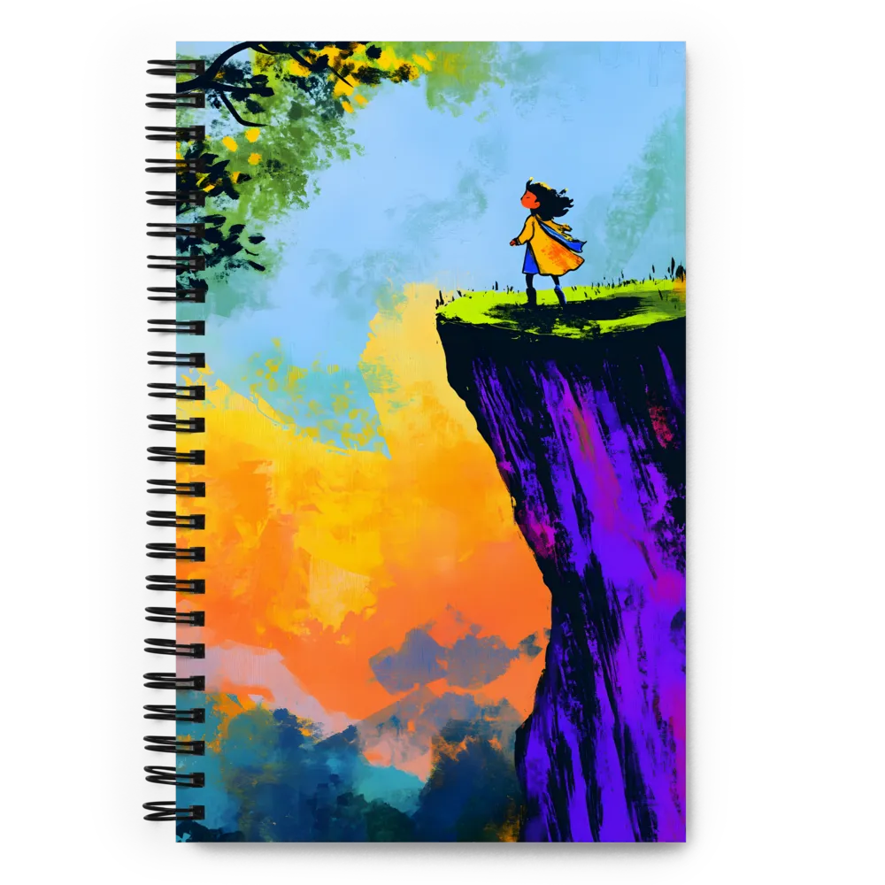 Cliff Edge Wonder 
 Spiral Notebook | 140 pages