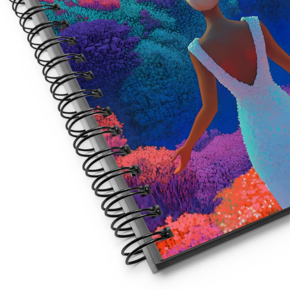 Otherworldly Garden Vista 
 Spiral Notebook | 140 pages