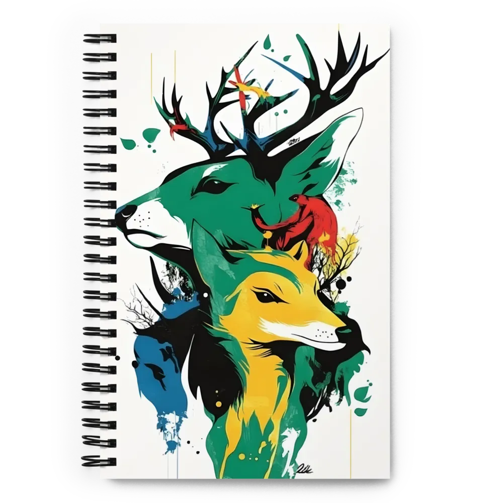 Forest Spirit Illustration 
 Spiral Notebook | 140 pages