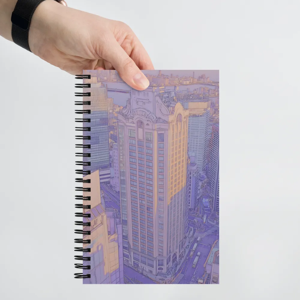 Twilight Urban Vista 
 Spiral Notebook | 140 pages