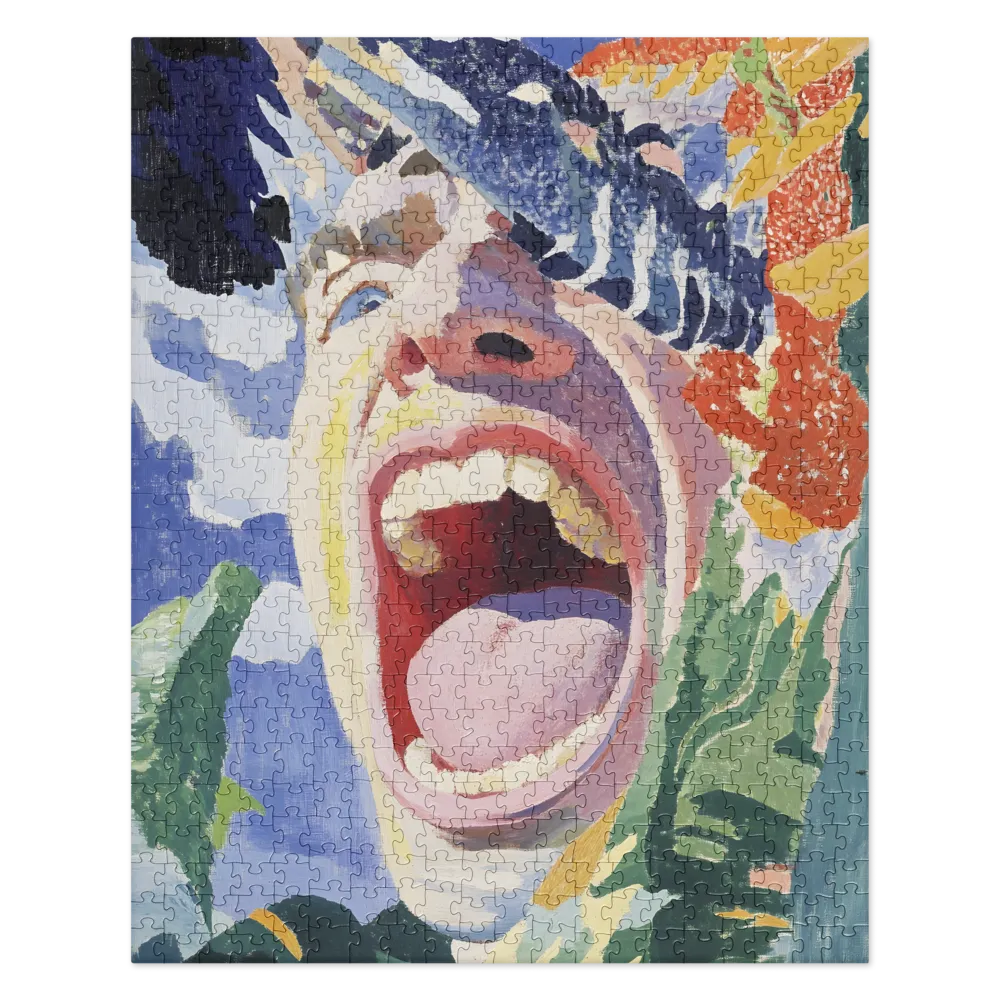 The Scream of Expression 
 Jigsaw Puzzle in Tin Box