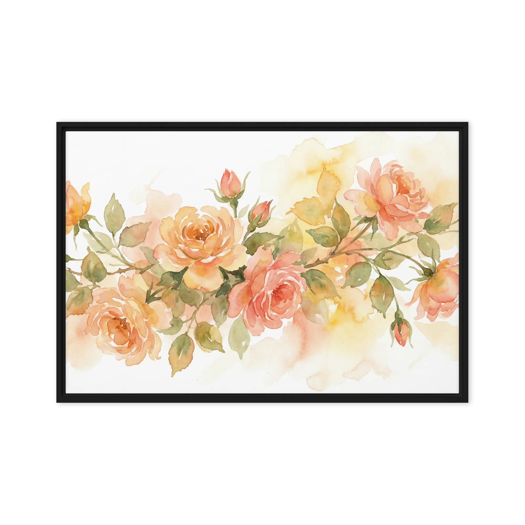 Guirlande de Roses Pêche