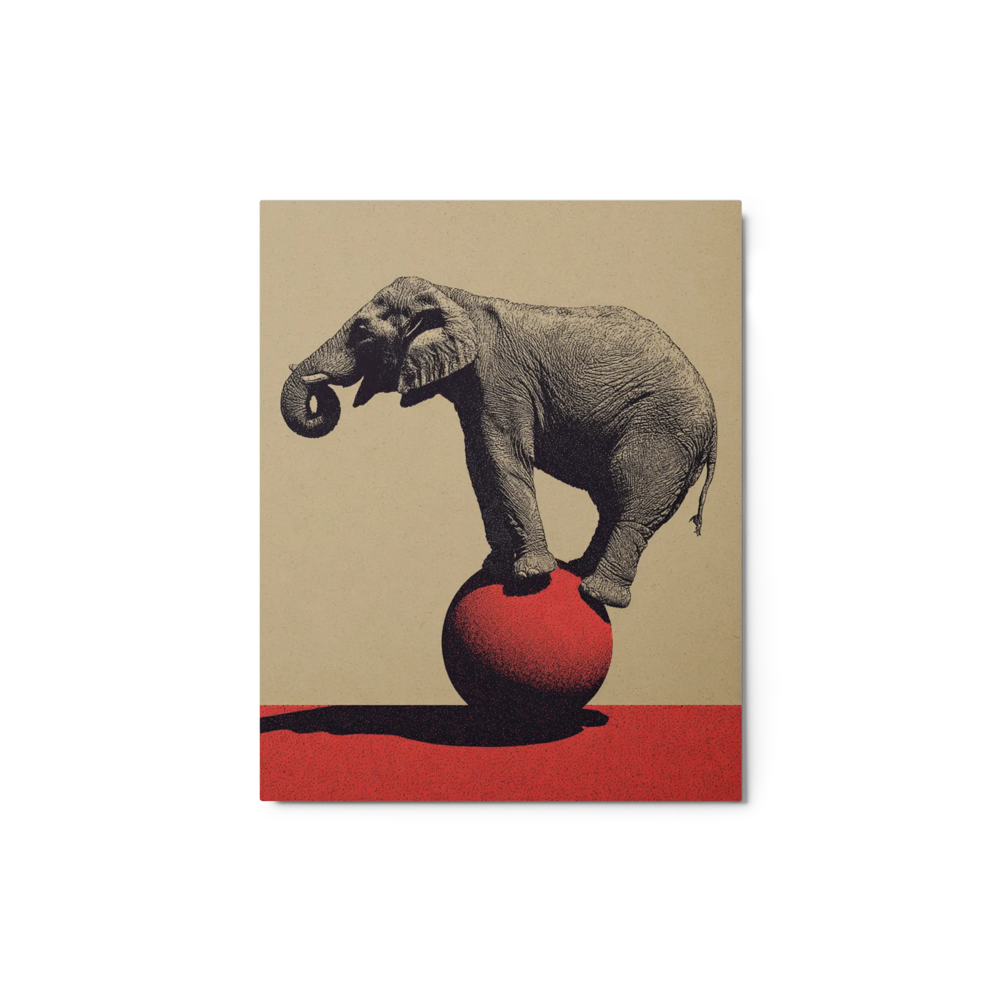 Balancing Elephant | Art Print