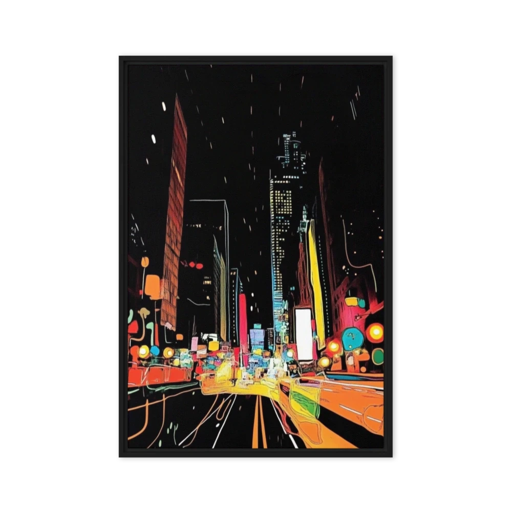 Vibrant Night Cityscape