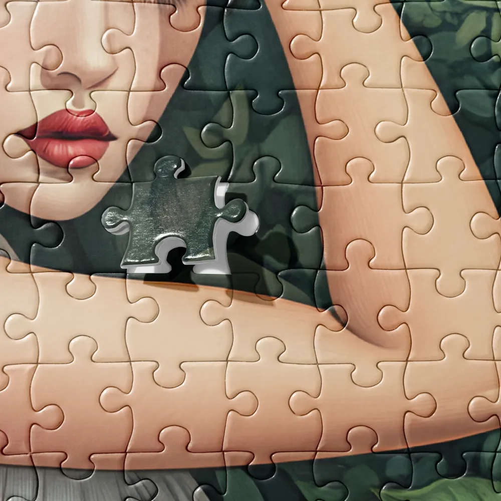 Enigmatic Forest Muse 
 Jigsaw Puzzle