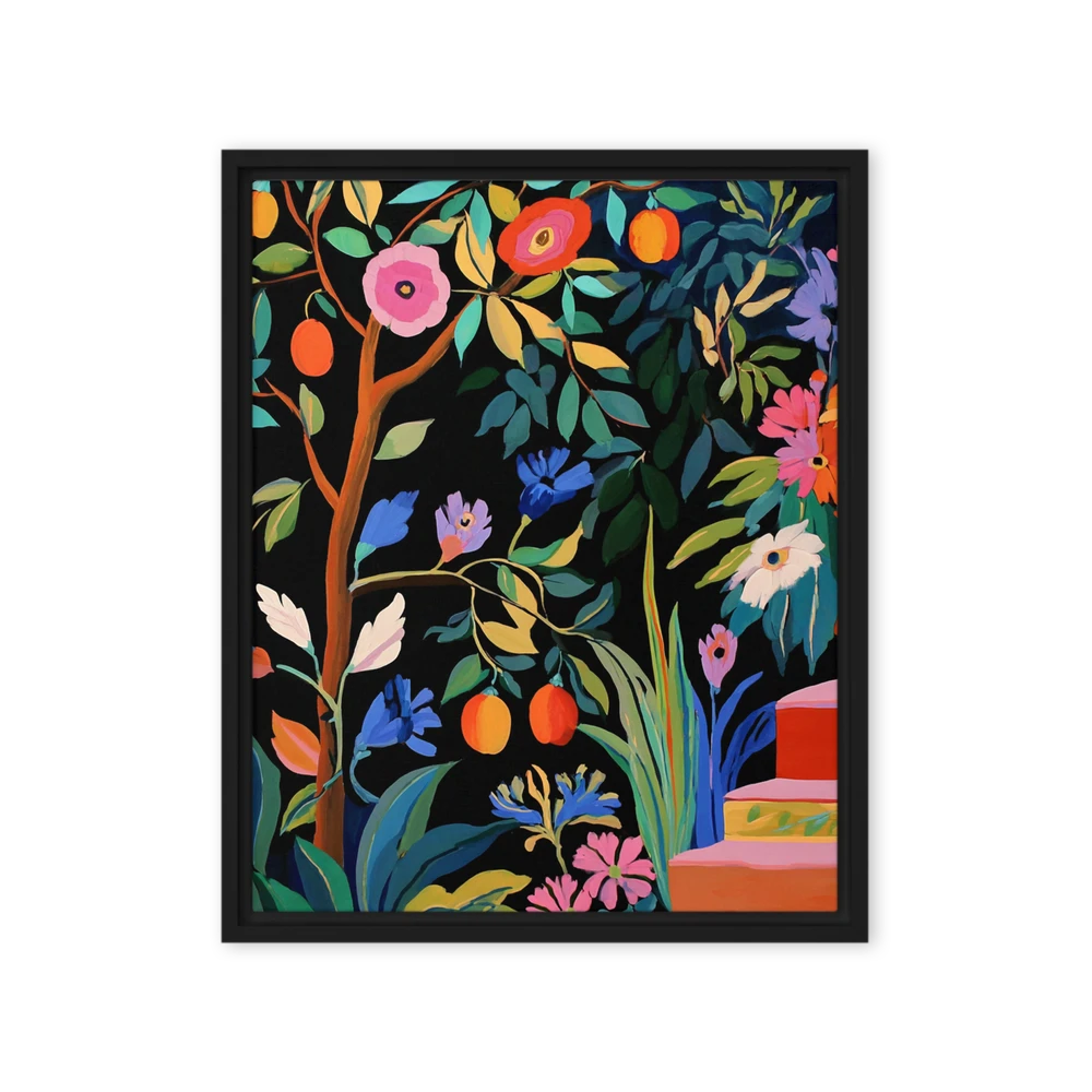 Night Garden's Bloom | Art Print