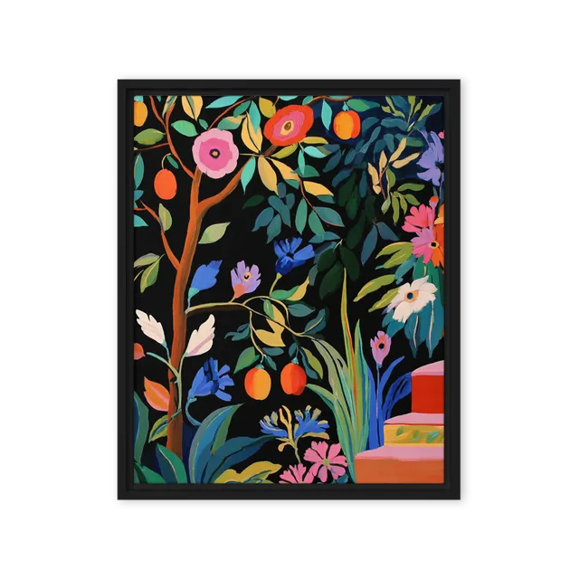 Night Garden's Bloom | Art Print