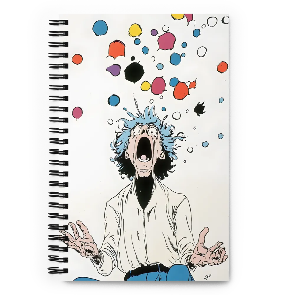 The Outburst of Colors 
 Spiral Notebook | 140 pages