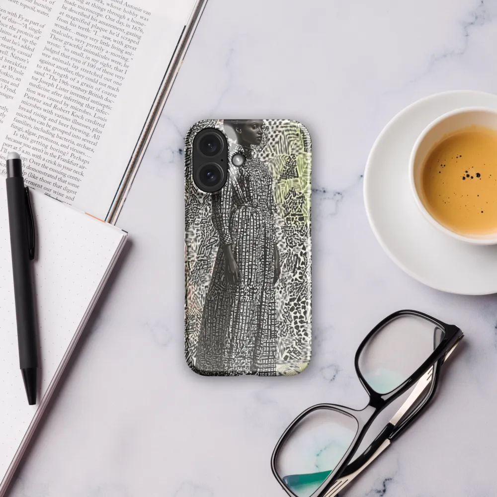 Geometric Patterned Portrait 
 Samsung Galaxy S10 | Snap Case