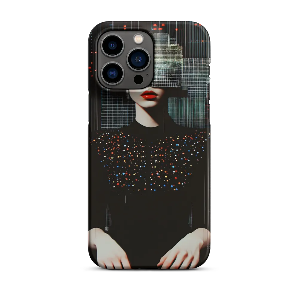 Faceless Abstract Figure in Digital Art | Phone Case