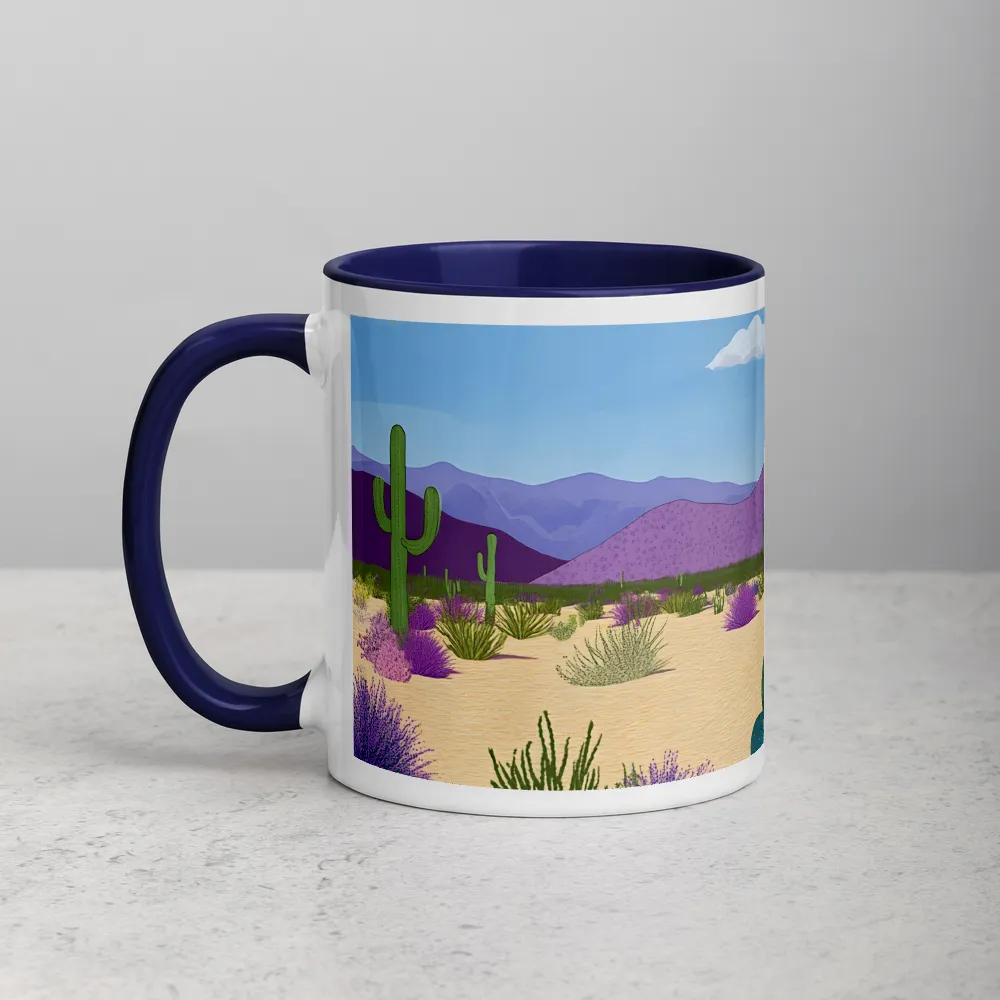 Lavender Desert 
 Mug with Red inside