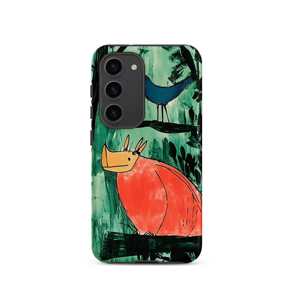 Whimsical Animal and Bird Illustration | Phone Case