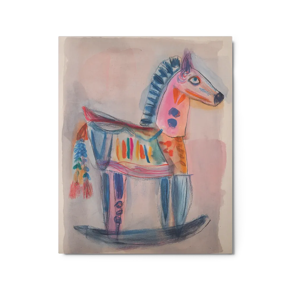 The Pastel Rocking Horse | Art Print