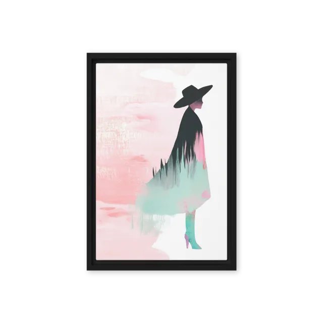 Ethereal Fashion Silhouette | Art Print