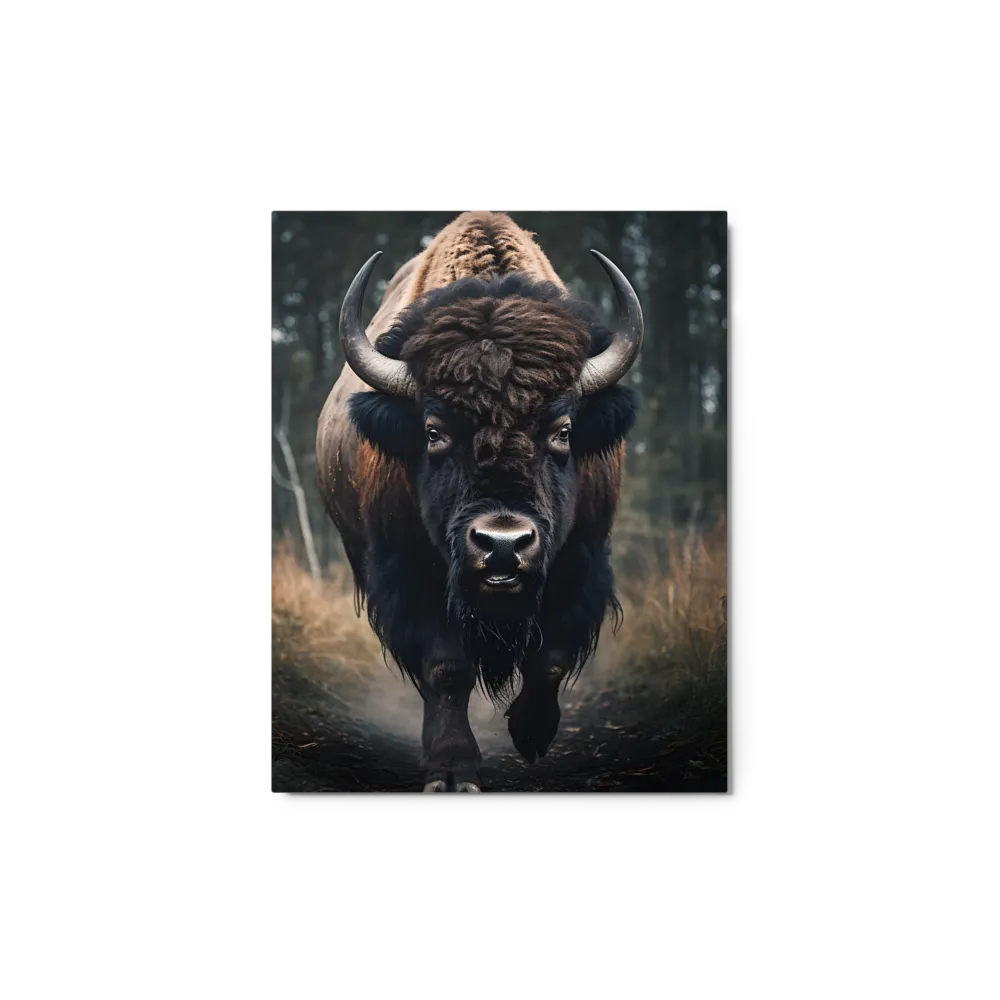 Bison in Forest Photograph
