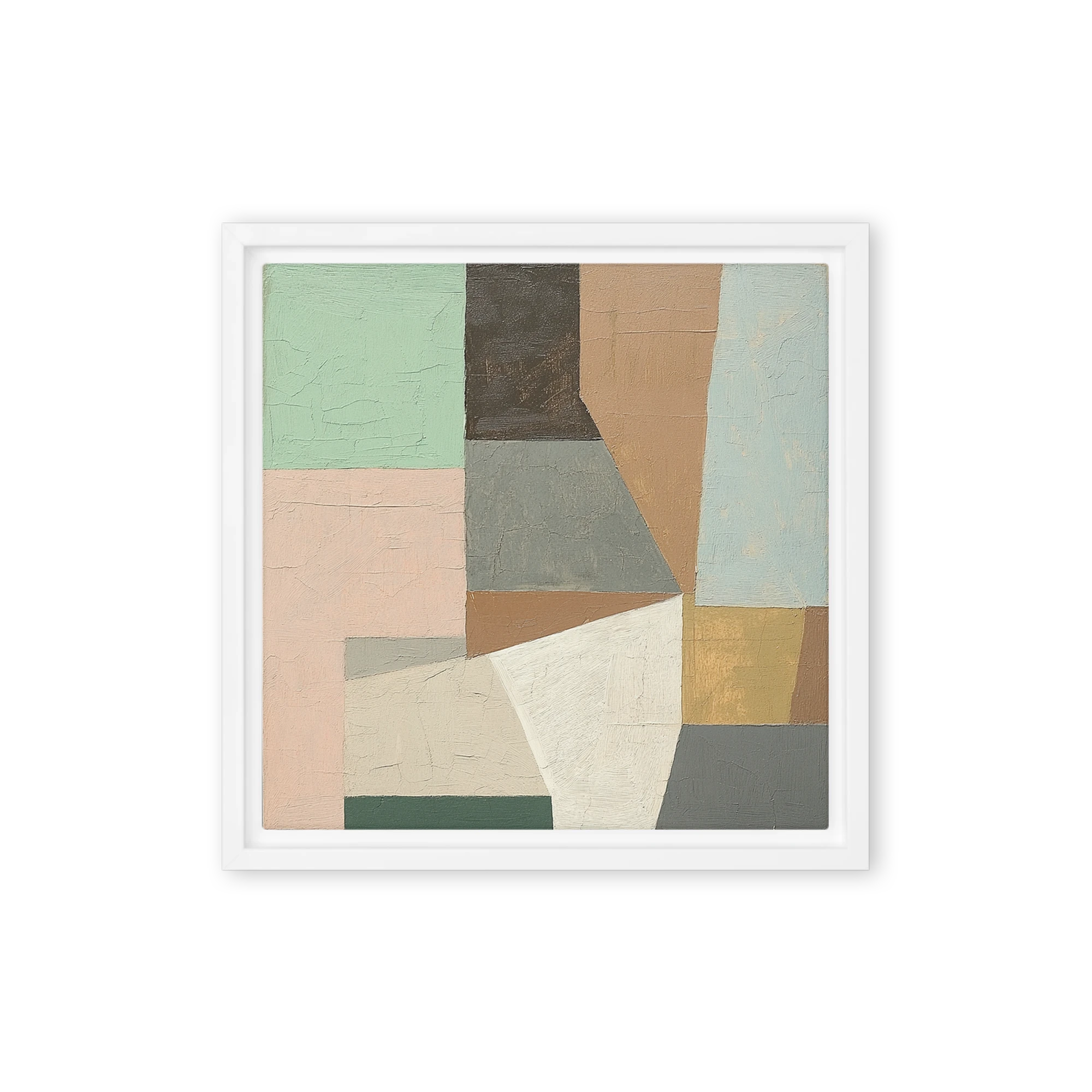 Geometric Composition in Earth Tones