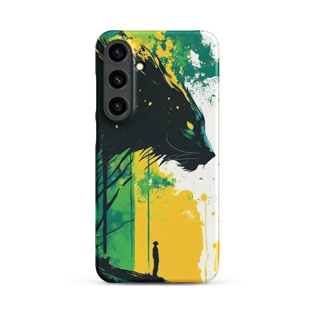 Giant Cat in a Mystical Forest | Phone Case