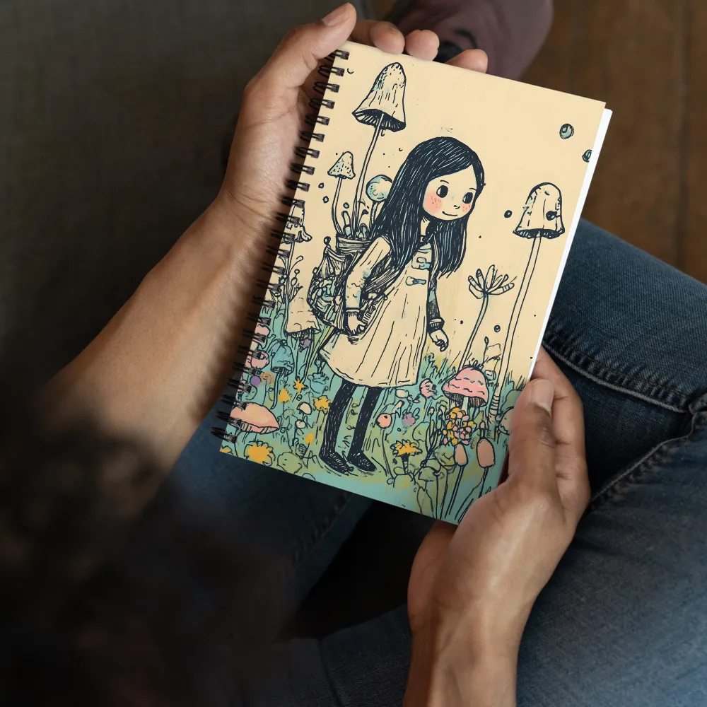Whimsical Mushroom Explorer 
 Spiral Notebook | 140 pages